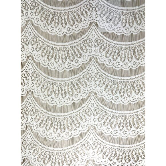 Feminine Romantic Cottage Core French Connection Cream Midi Dress, Women's  8 - Picture 6 of 10